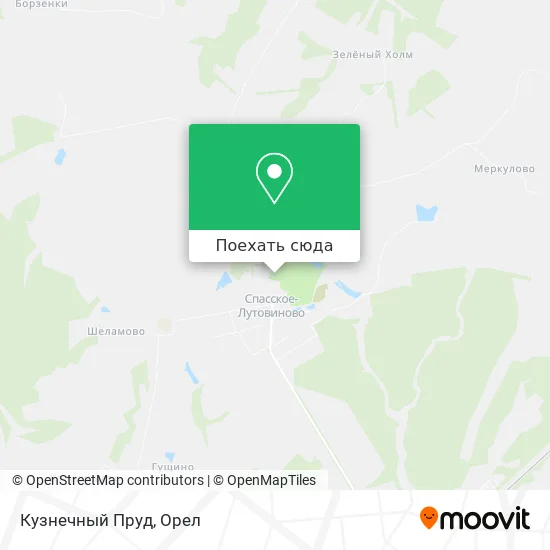 Карта Кузнечный Пруд