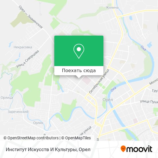 Карта Институт Искусств И Культуры
