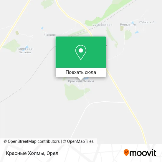 Карта Красные Холмы