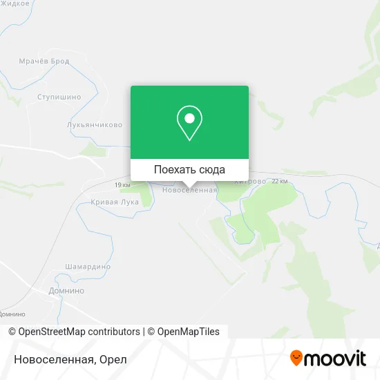 Карта Новоселенная