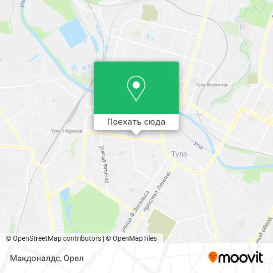 Карта Макдоналдс