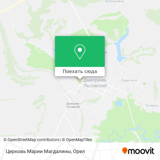 Карта Церковь Марии Магдалины