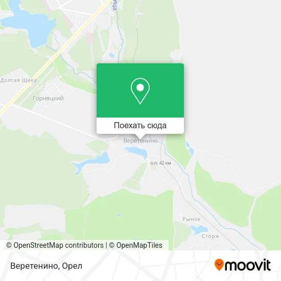 Карта Веретенино
