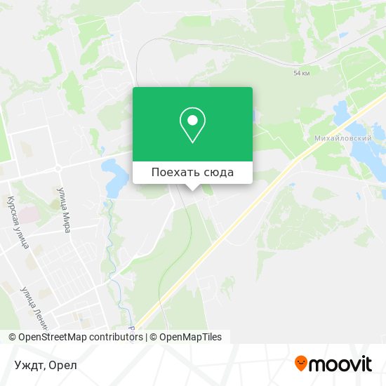 Карта Уждт