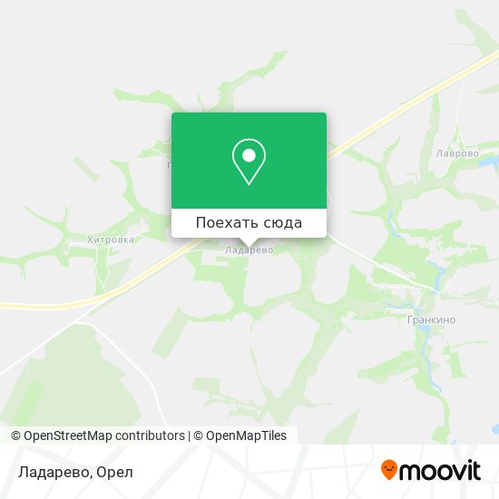 Карта Ладарево