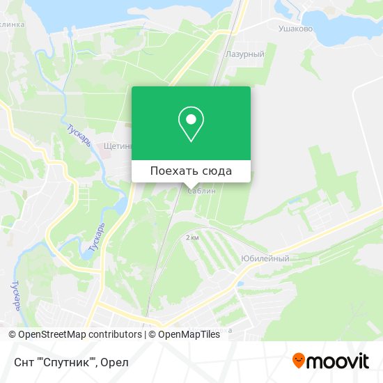 Карта Снт ""Спутник""