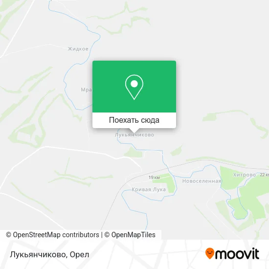 Карта Лукьянчиково