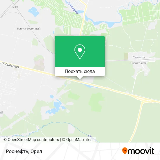 Карта Роснефть