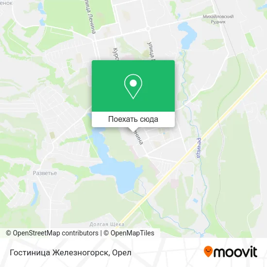 Карта Гостиница Железногорск