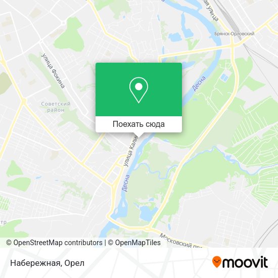 Карта Набережная