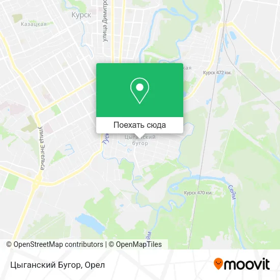 Карта Цыганский Бугор