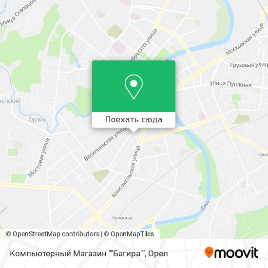 Багира орел каталог товаров орел. Улица Панчука в Орле на карте. База на Панчука в Орле адрес.