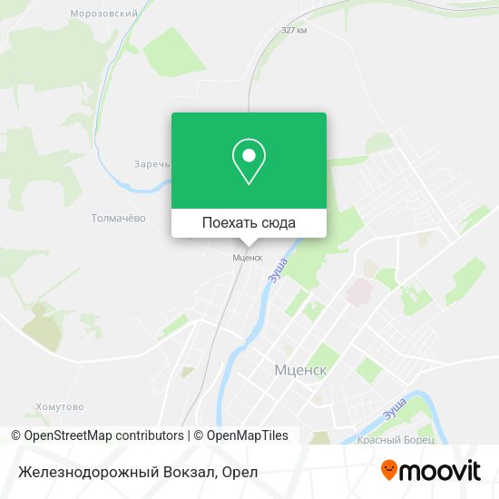 Карта Железнодорожный Вокзал