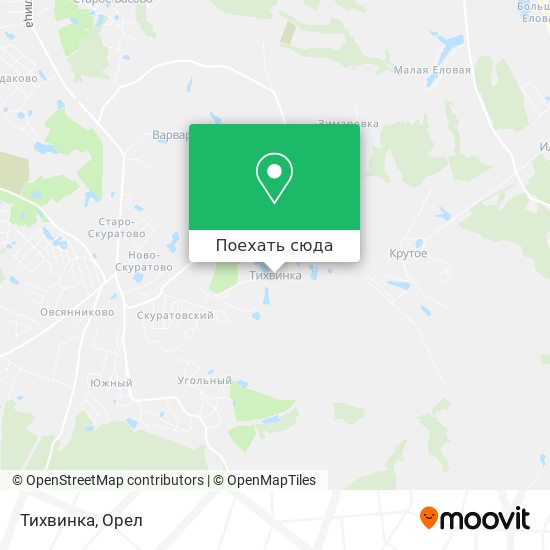 Карта Тихвинка