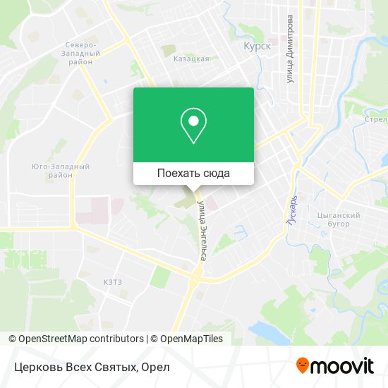 Карта Церковь Всех Святых