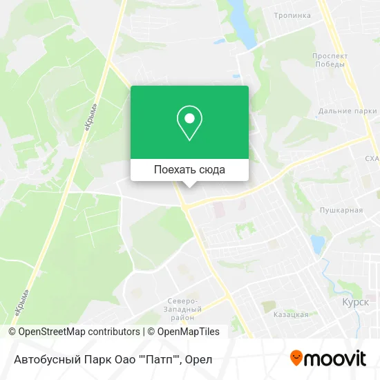 Карта Автобусный Парк Оао ""Патп""