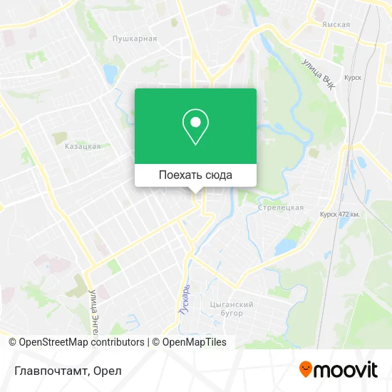Карта Главпочтамт