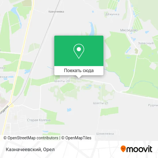 Карта Казначеевский