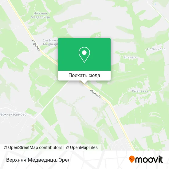 Карта Верхняя Медведица