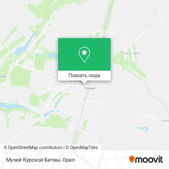Карта Музей Курской Битвы
