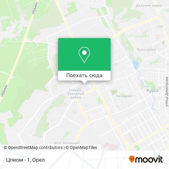 Карта Цпиом - 1