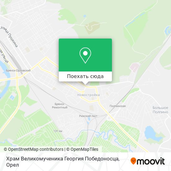 Карта Храм Великомученика Георгия Победоносца