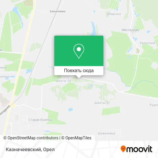 Карта Казначеевский