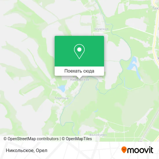 Карта Никольское