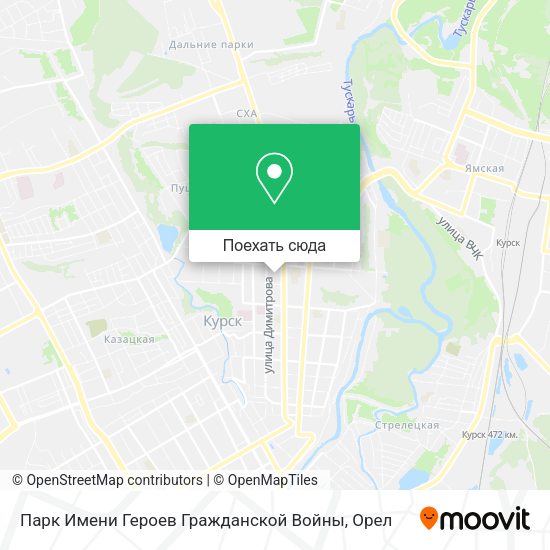 Карта Парк Имени Героев Гражданской Войны