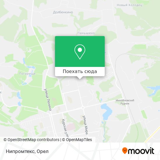 Карта Нипромтекс