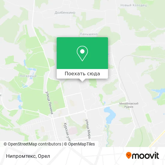 Карта Нипромтекс