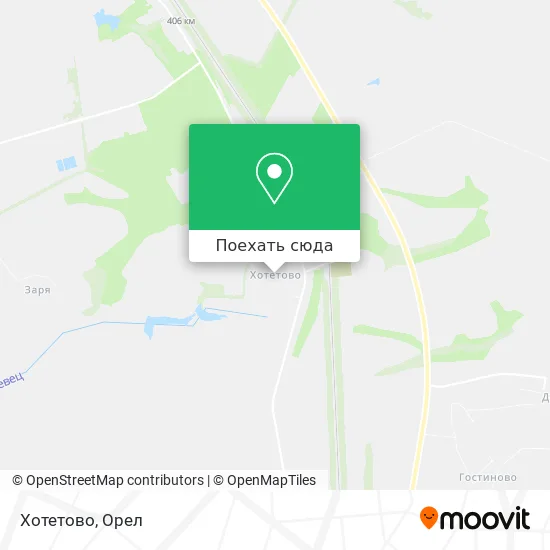 Карта Хотетово