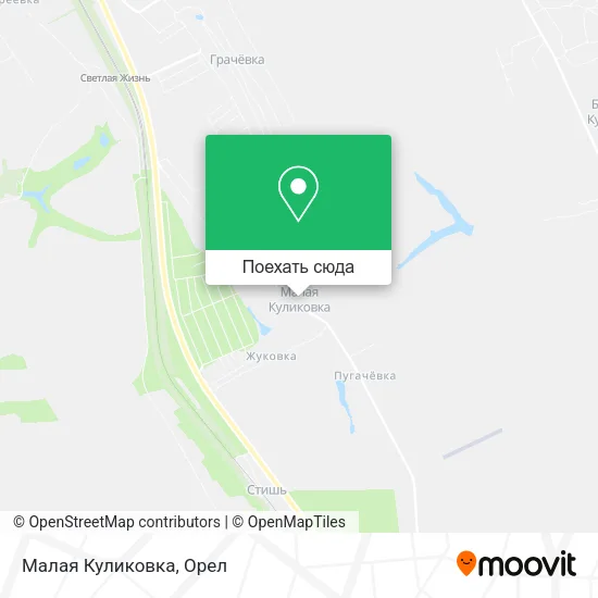 Карта Малая Куликовка