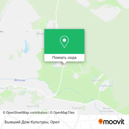 Карта Бывший Дом Культуры