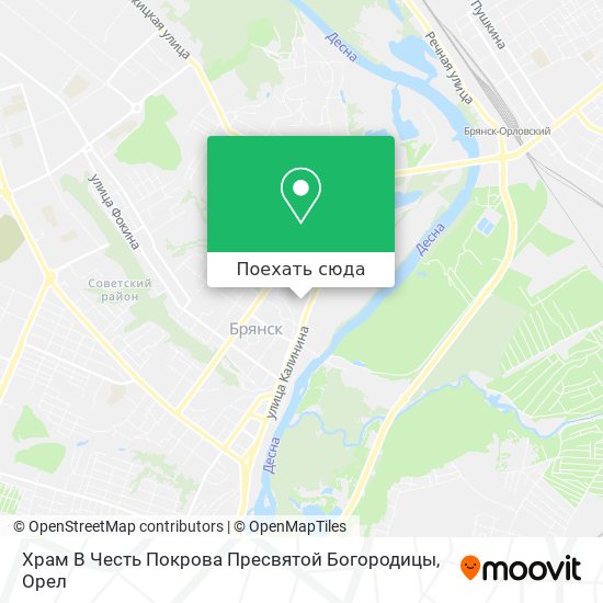 Карта Храм В Честь Покрова Пресвятой Богородицы