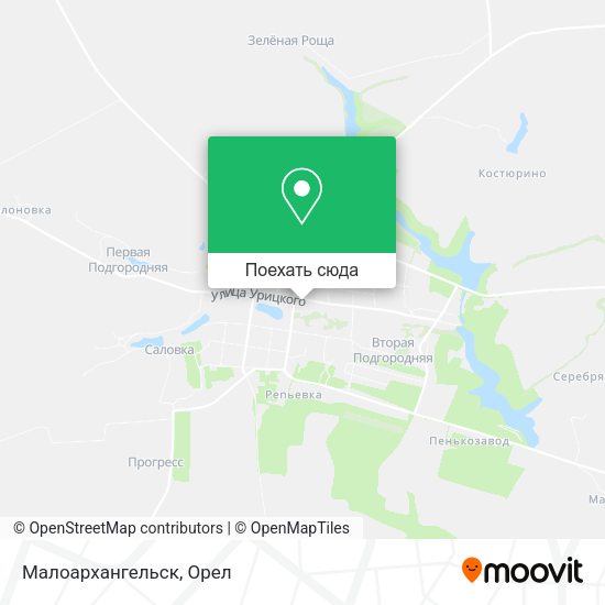 Карта Малоархангельск