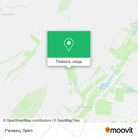 Карта Ржавец