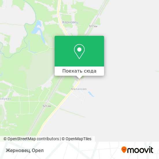 Карта Жерновец