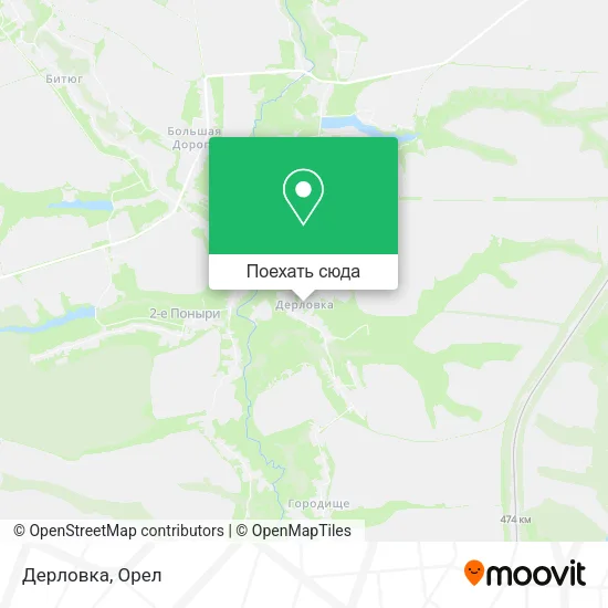 Карта Дерловка