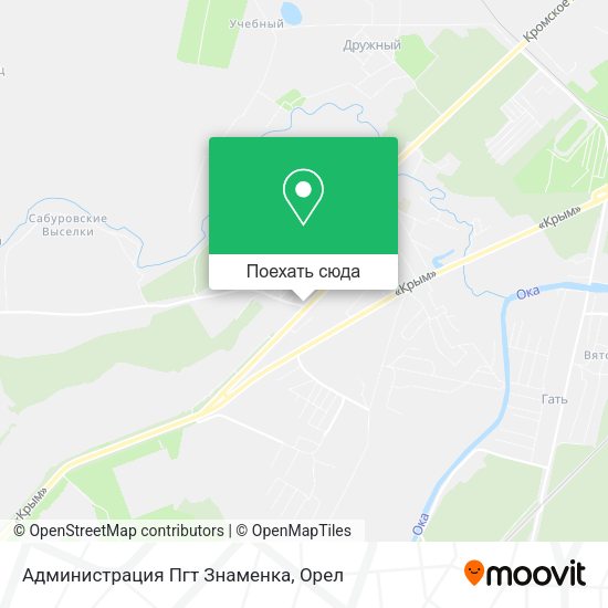 Карта Администрация Пгт Знаменка