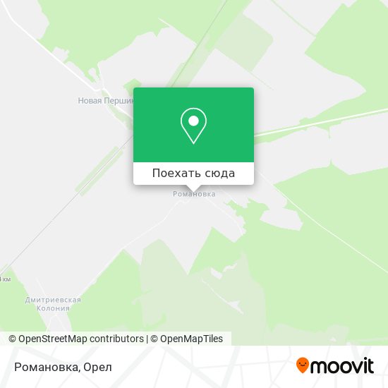 Карта Романовка