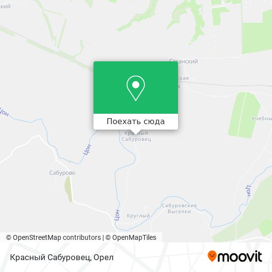 Карта Красный Сабуровец