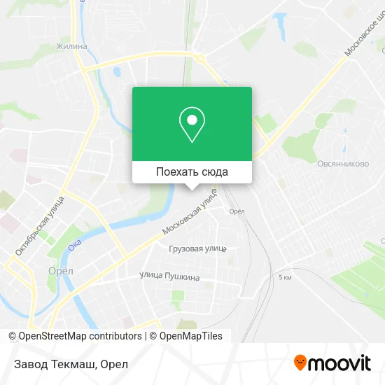Карта Завод Текмаш