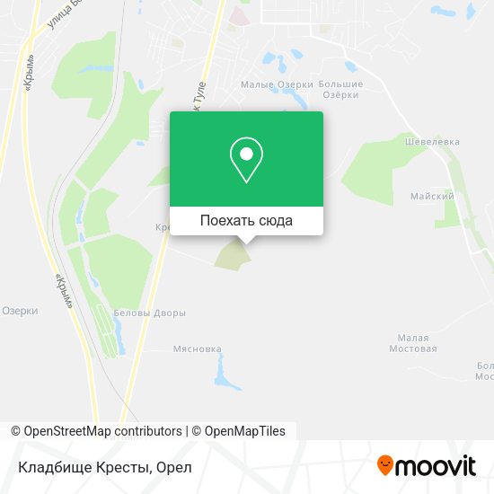 Карта Кладбище Кресты