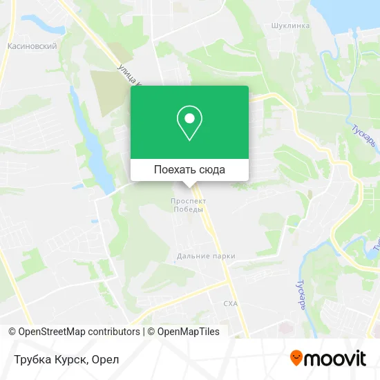 Карта Трубка Курск