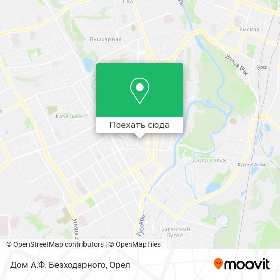 Карта Дом А.Ф. Безходарного