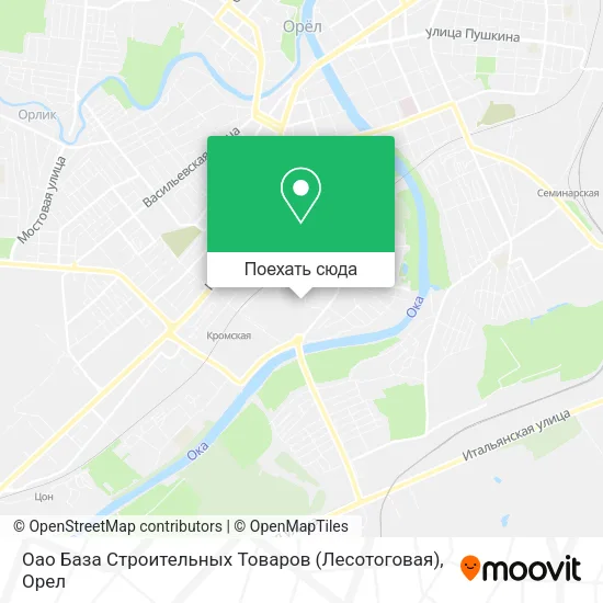 Карта Оао База Строительных Товаров (Лесотоговая)