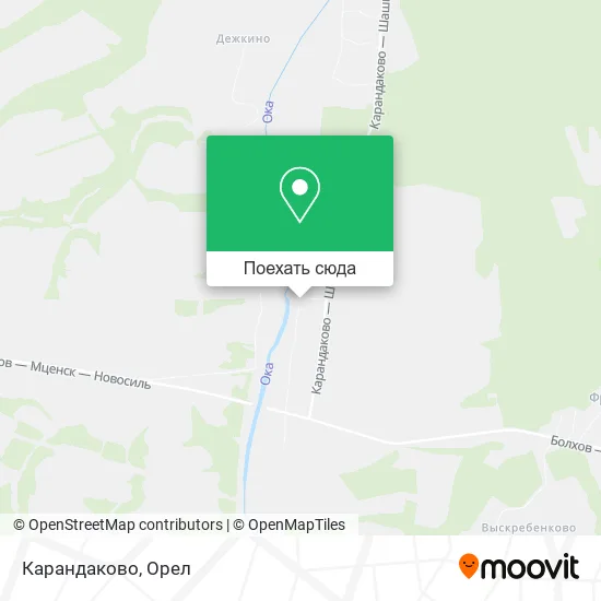 Карта Карандаково