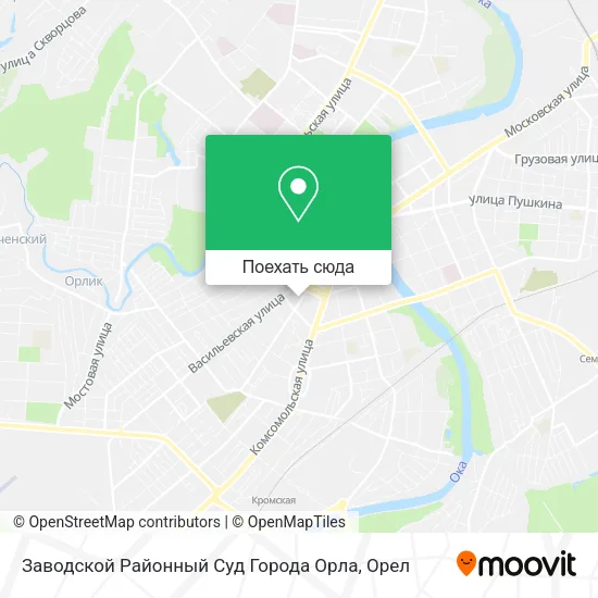 Карта Заводской Районный Суд Города Орла