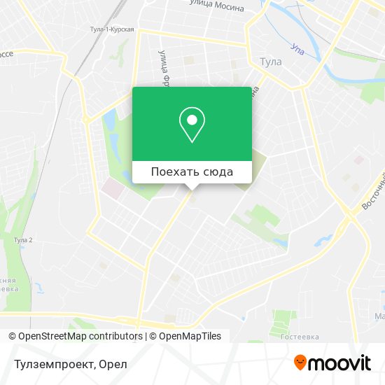 Карта Тулземпроект